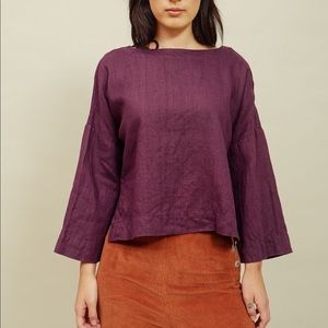 Sugar Candy Mountain Linen Jane Top, size S. Great condition - needs steaming!